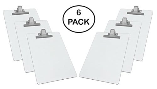 white clipboards - amazon