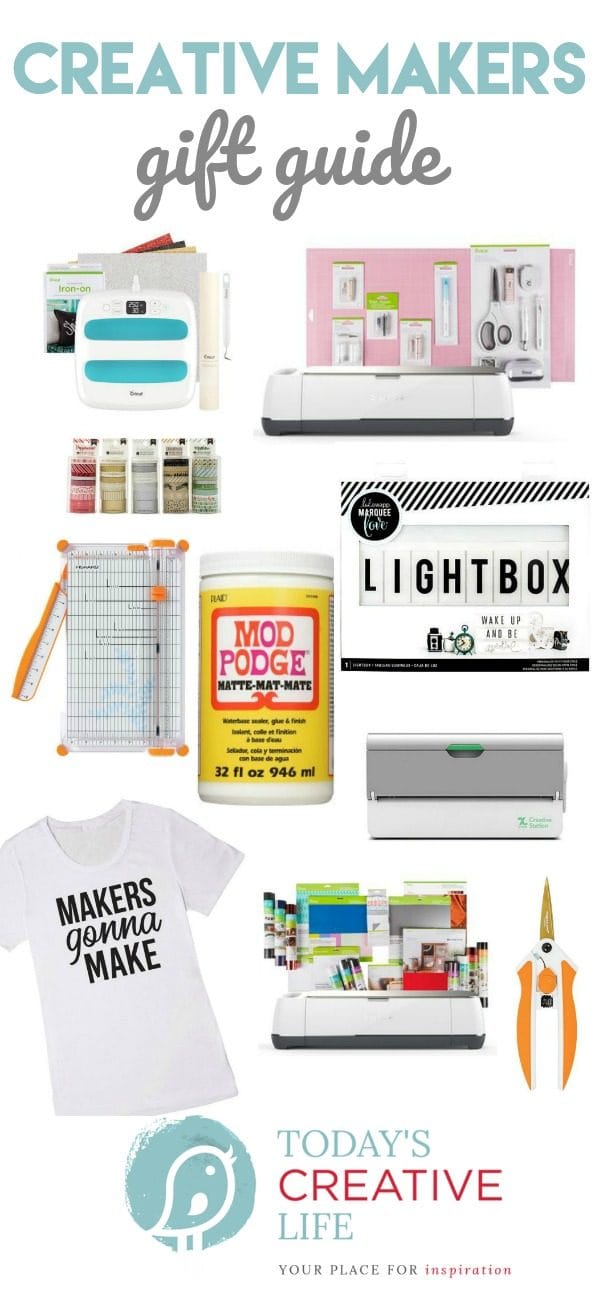 Gift Guide for Crafters | Creative Makers Gift Ideas | Craft Tools | Craft Supplies | Christmas Gift Ideas | TodaysCreativeLife.com