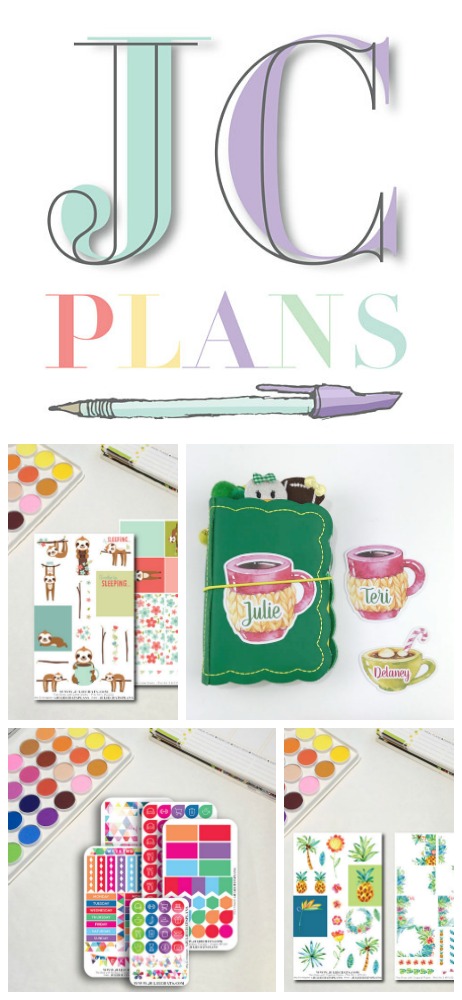 Julie Chats Stickers and Planners