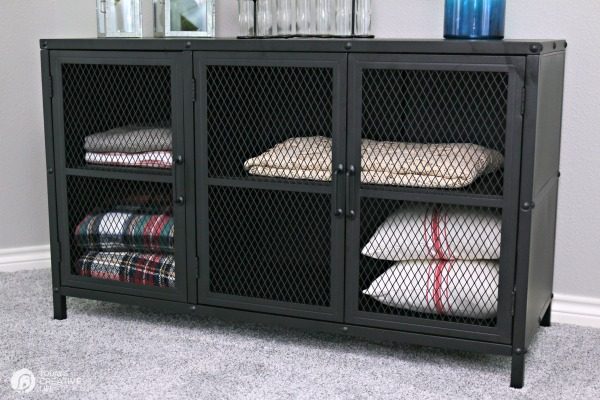 Stylish Storage Solutions | Industrial Metal Storage Cabinet for your Home | TodaysCreativeLife.com