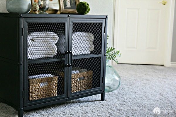 Stylish Functional Home Decor | Practical and beautiful ways to add more storage to your home. TodaysCreativeLife.com