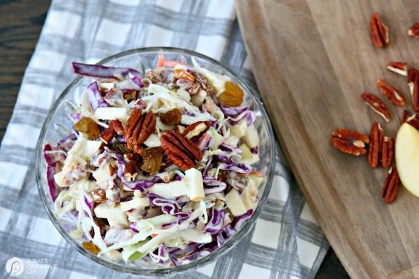 Fruit Cabbage Salad Recipe | Spring & Summer Salad | Easter Salad | Brunch Fruit Salad | Easy Fruit Salad Recipe | TodaysCreativeLife.com