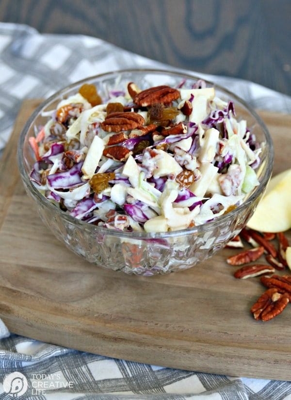 Fruity Cabbage Salad Recipe | Spring & Summer Salad | Easter Salad | Brunch Fruit Salad | Easy Fruit Salad Recipe | TodaysCreativeLife.com