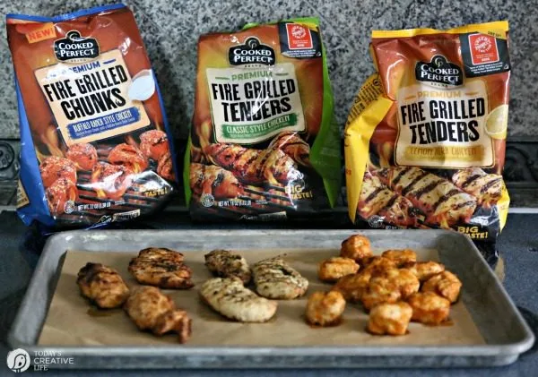 Cooked Perfect Fire Grilled Chicken for Easy to Make Party Food. | TodaysCreativeLife.com