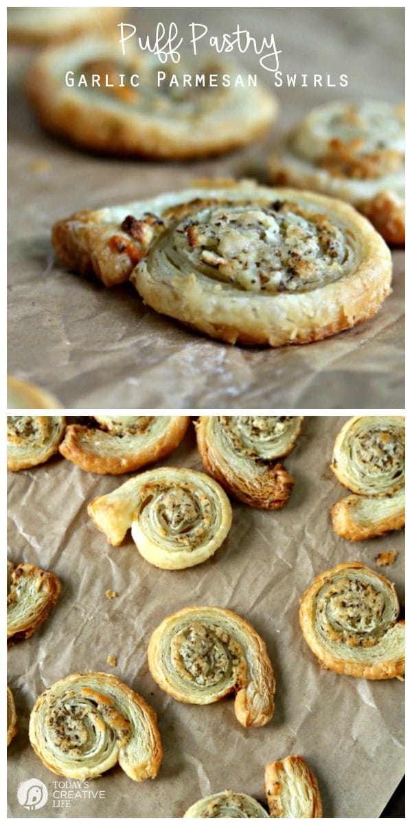 Garlic Parmesan puffs