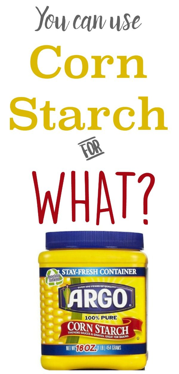 10 Great Uses for Cornstarch | Household ways to use cornstarch | Life Hacks | Kitchen Hacks | Remove burn marks from fabric | Dry Shampoo | homemade spray starch | TodaysCreativeLife.com