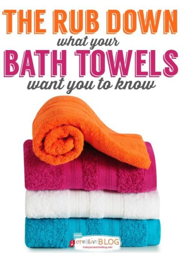 How to Care for Bath Towels | colorful towels rolled up and stacked. 