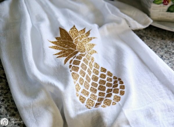 DIY Personalized Kitchen Towels with Martha Stewart + Cricut