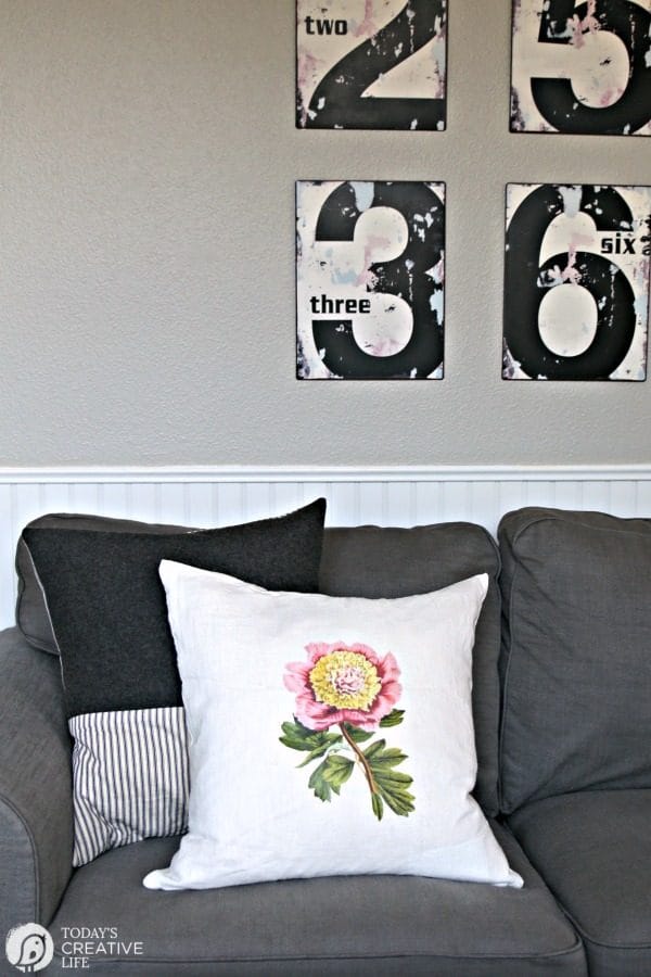 DIY Home Decor with Iron On Transfer Sheets - Today's Creative Life