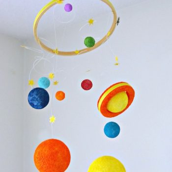 DIY Solar System Kids Craft | Styrofoam Kit | Crafts for Kids | Space Projects for Kids | DIY Space Mobile | TodaysCreativeLife.com