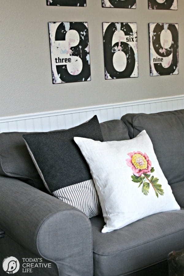 DIY Home Decor with Iron On Transfer Sheets - Today's Creative Life