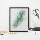 Free Printable Tropical Leaf Wall Art | TodaysCreativeLife.com