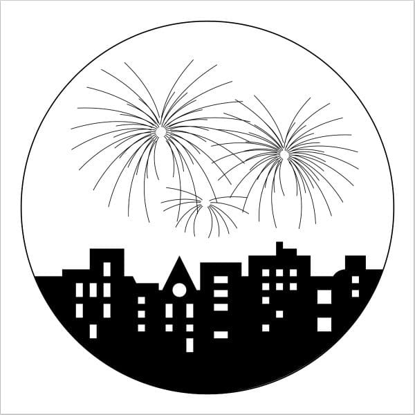 Fireworks Hoop Art | Embroidery Pattern | Fourth of July Crafts | Cricut Craft Ideas | TodaysCreativeLife.com