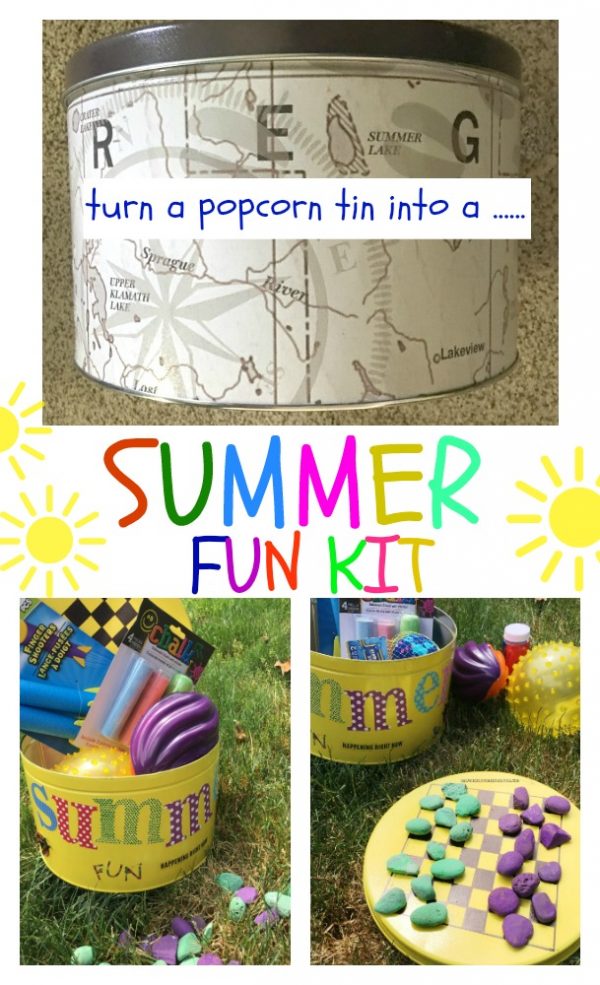 DIY Summer Activity Kit for Kids | Summer Camp at Home | I'm Bored Activity Tin | Kids Crafts and activities | Celebrate Summer Series | Salvage Sister & Mister for TodaysCreativeLife.com