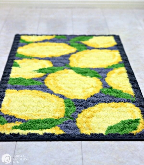 Lemon Print Rug