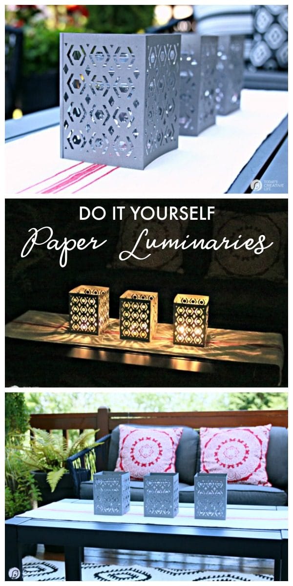 How to Make a Luminary with Cricut Knife Blade