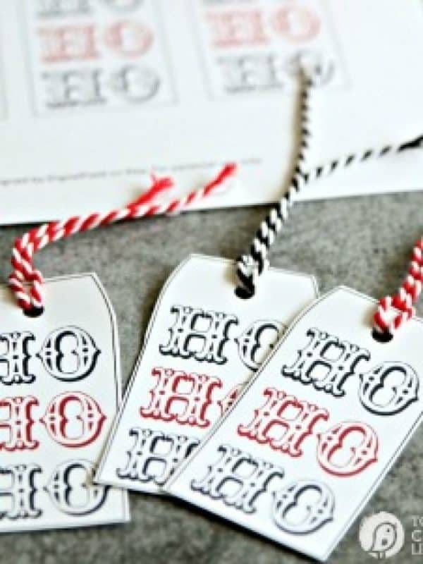 Ho Ho Ho gift tags
