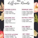 Fall Essential Oil Diffuser Blends | Autumn Diffuser Recipes | Fall Scents for your home | Non-toxic Air Freshener | TodaysCreativeLife.com