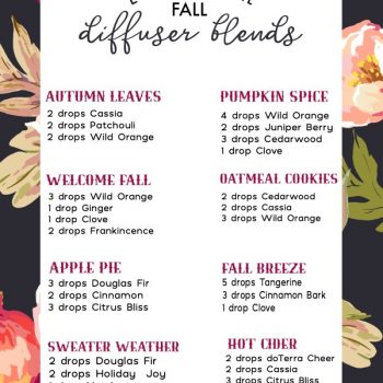 Fall Essential Oil Diffuser Blends | Autumn Diffuser Recipes | Fall Scents for your home | Non-toxic Air Freshener | TodaysCreativeLife.com