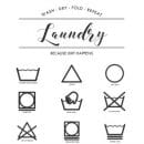 laundry symbols printable 