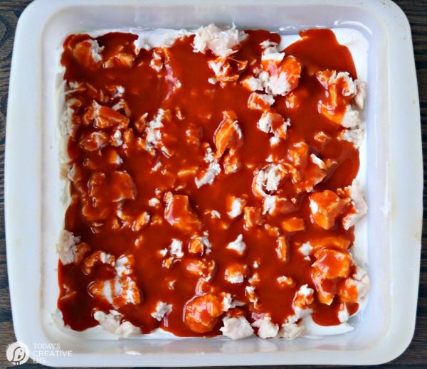 Buffalo Chicken Dip Recipe Red Hot Sauce | TodaysCreativeLIfe.com