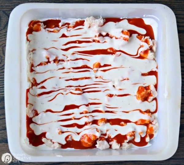 Buffalo Chicken Dip Recipe | Ranch Dressing | TodaysCreativeLIfe.com