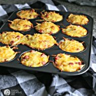 Hash Brown Ham and Cheese Egg Cups
