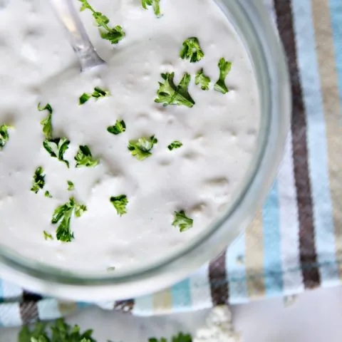 Homemade Bleu Cheese Salad Dressing Recipe | Easy to make | Classic Bleu or Blue Cheese Salad Dressing | TodaysCreativeLIfe.com