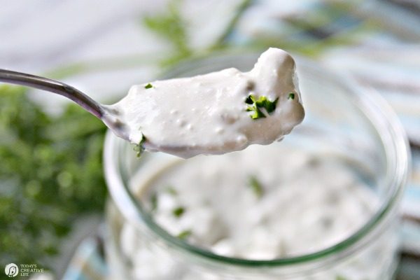 Homemade Bleu Cheese Salad Dressing Recipe | Easy to make | Classic Bleu or Blue Cheese Salad Dressing | Roquefort Cheese | TodaysCreativeLIfe.com