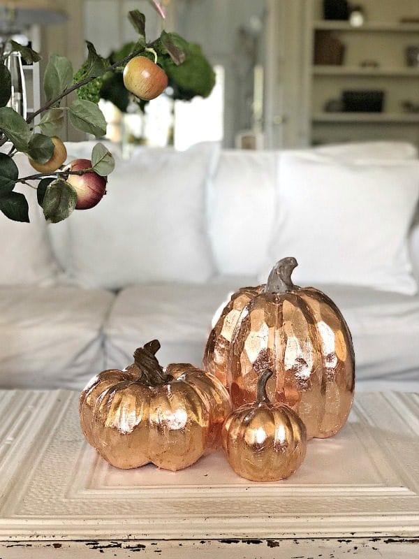 Copper Leaf Pumpkins | My 100 Year Old Home