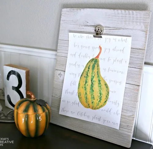 DIY Printable Wall Art for Fall | TodaysCreativeLife.com