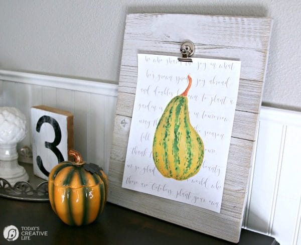 DIY Printable Wall Art for Fall | TodaysCreativeLife.com