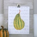 Free Printable Wall Art for Fall | Where to find free printables for autumn. TodaysCreativeLife.com