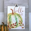 Free Printable Wall Art for Fall | Autumn Decor DIY | TodaysCreativeLife.com