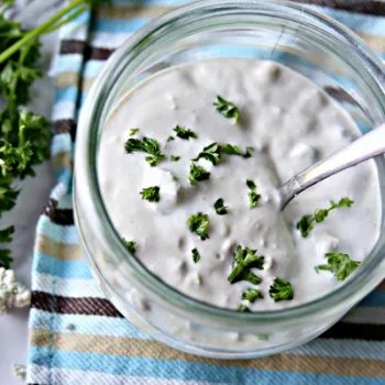 Classic Homemade Bleu Cheese Salad Dressing Recipe | Easy to make | Classic Bleu or Blue Cheese Salad Dressing | TodaysCreativeLIfe.com