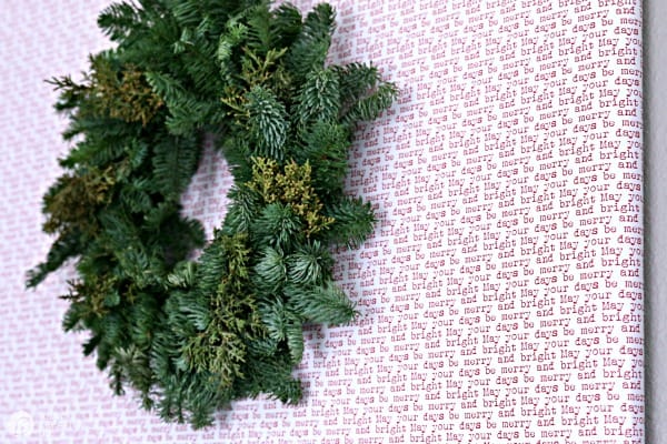 Christmas Wrapped Wall Art | TodaysCreativeLife.com