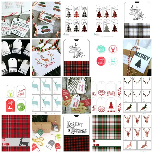 Gift Tag Bundle for Christmas Gift Tags | Printable | TodaysCreativeLife.com