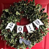 Printable New Years Even Banner | 2019 NYE Decorations | Print your own | 2019 printable garland | TodaysCreativeLife.com