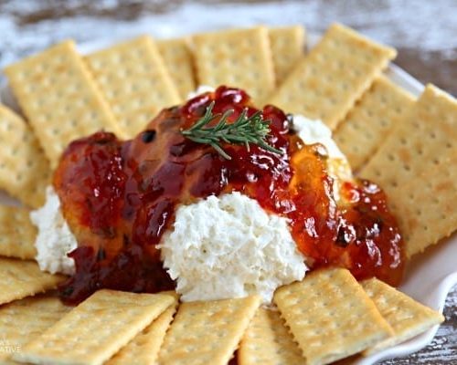 Pepper Jelly Cream Cheese Party Dip | TodaysCreativeLife.com