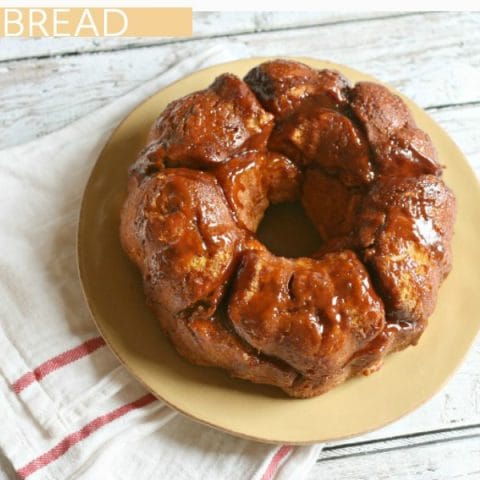 Butterscotch Monkey Bread Recipe | Pull Apart Bread made with Butterscotch pudding