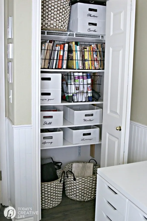 Office Makeover Closet Makeover AFTER