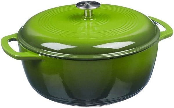 Green Cast Iron Dutch Oven