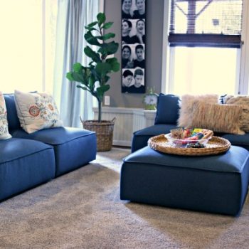 Finished Basement Decorating for Teens | Teen Hangout Decorating ideas on a budget | TodaysCreativeLife.com