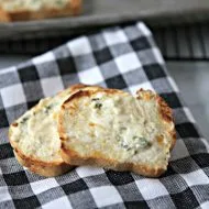 Creamy Garlic Cheese Bread