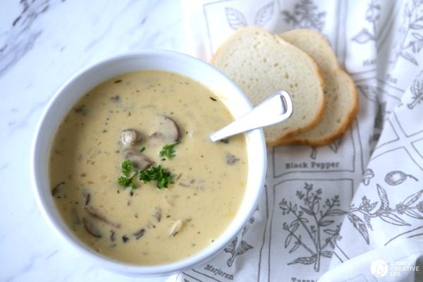 Homemade Cream of Mushroom Soup | Easy to make | Better than Condensed Canned Soup | TodaysCreativeLife.com