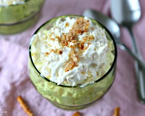 Pineapple Fluff with Pretzels | Salad, Dessert or Dip | todayscreativelife.com