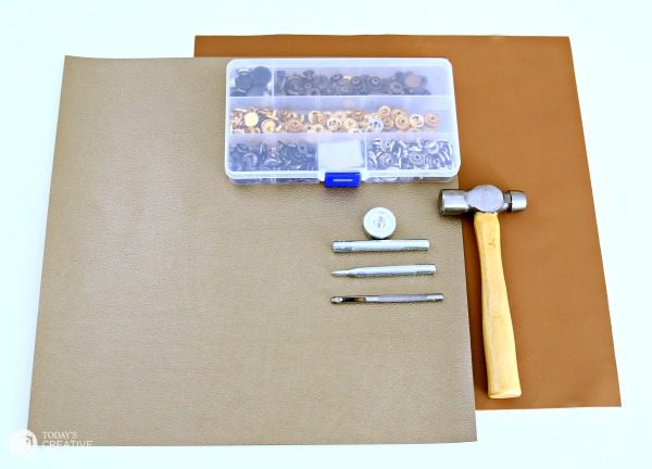 DIY Leather Cord Keeper Supplies | TodaysCreativeLife.com