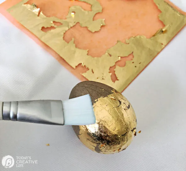 Gold Leaf Egg | The golden Egg| TodaysCreativeLife.com