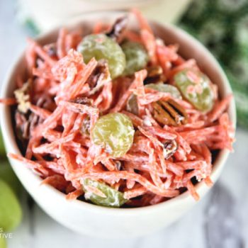 Classic Pina Colada Carrot Salad Recipe | TodaysCreativeLife.com