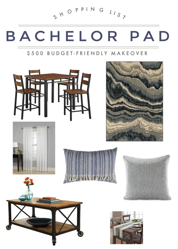 Bachelor Pad Shopping List | Budget-Friendly 